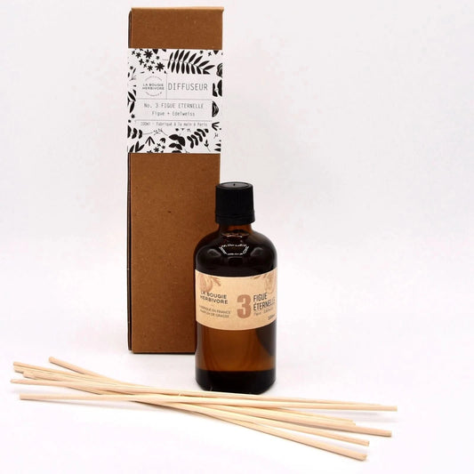 Diffuseur de parfum : No. 3 FIGUE ETERNELLE - Figue + Edelweiss La Bougie Herbivore