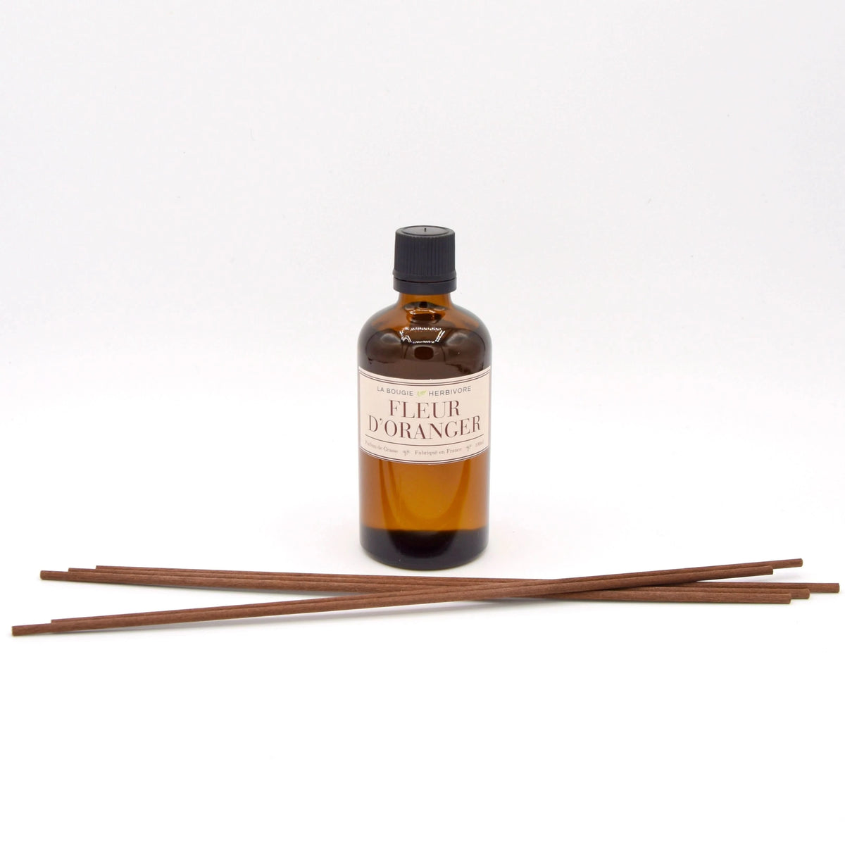 Diffuseur de Parfum avec tiges Fleur d'Oranger 100 ml La Bougie Herbivore diffuseur