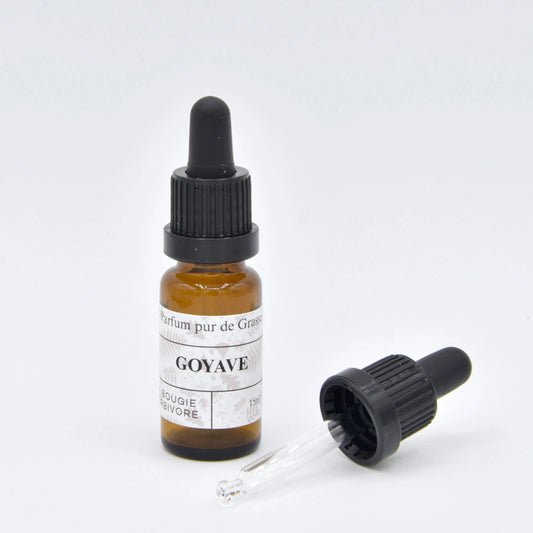 Parfum pour Bougies Poudrée – Goyave (15 ml) Grasse