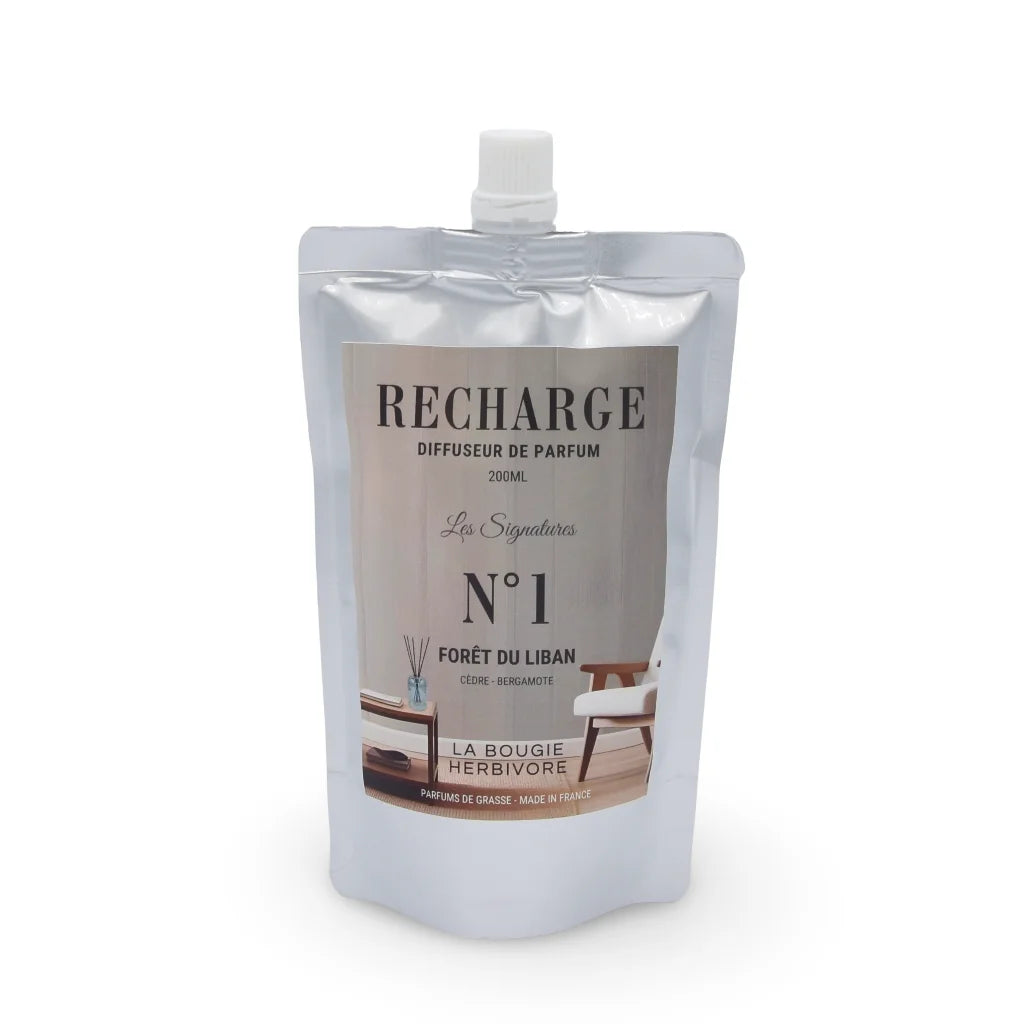 Recharge parfumée 200ml N°1 (sans flacon avec 10 tiges)