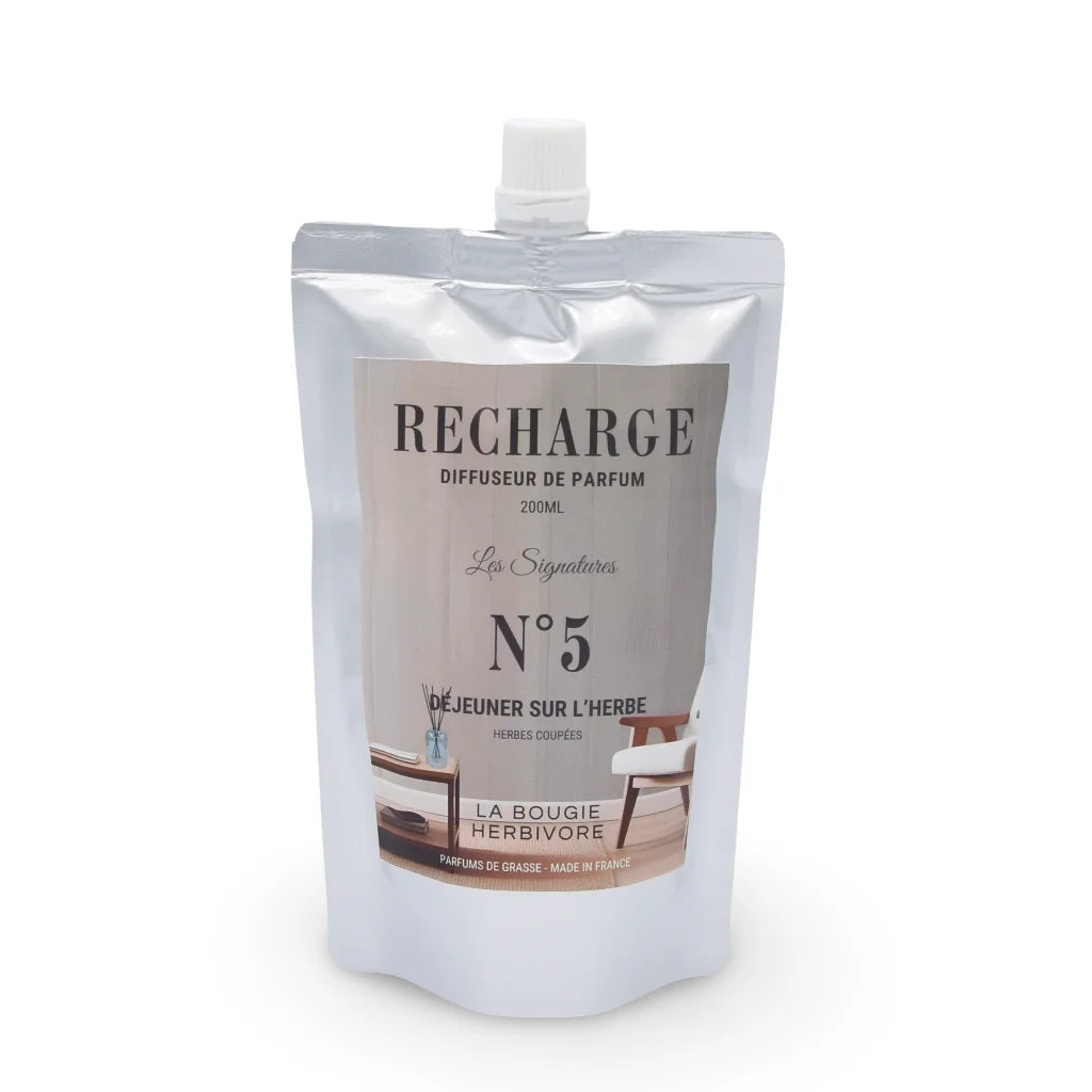 Recharge parfumée 200ml N°5 (sans flacon avec 10 tiges)