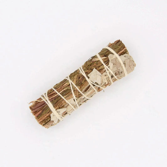 Fagot sauge armoise de La Bougie Herbivore, parfait pour la purification et la méditation