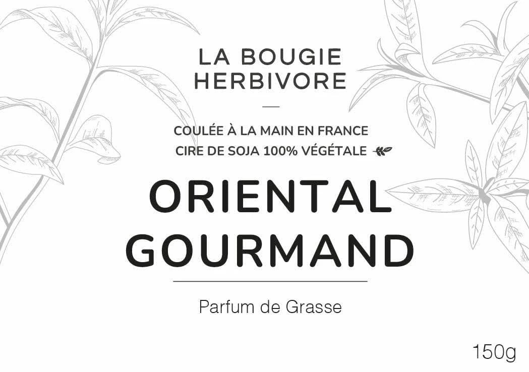 Oriental Gourmand - Bougie parfumée à la cire végétale de soja 150g La Bougie Herbivore Bougies
