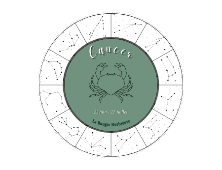 Le Cancer, signe astrologique sensible et rêveur,,La Bougie Herbivore,FR,labougieherbivore.live