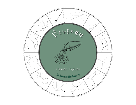 Le Verseau, signe astrologique original et créatif du zodiaque,,La Bougie Herbivore,FR,labougieherbivore.live