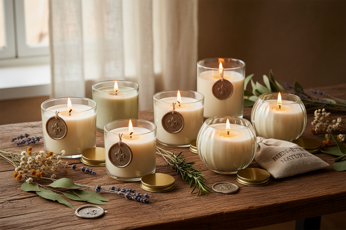 Bougies Naturelles Non Toxiques