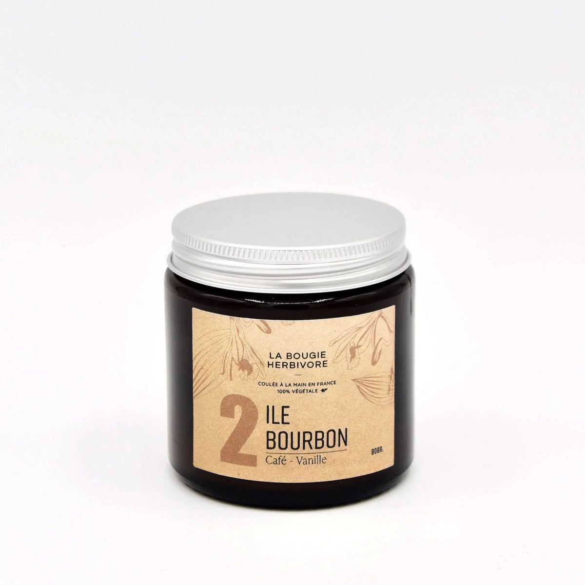 Bougie parfumée Café Vanille No.2 ILE BOURBON 90g