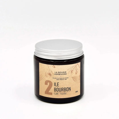 Bougie parfumée Café Vanille No.2 ILE BOURBON 90g