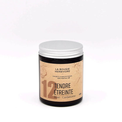Bougie parfumée cardamome rose No.12 TENDRE ETREINTE 140g
