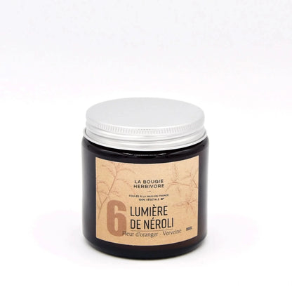 Bougie parfumée fleur d'Oranger Verveine No.6 LUMIERE DE NEROLI 90g
