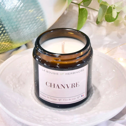 Acheter Bougie parfumée Chanvre à la cire végétale de soja 90g