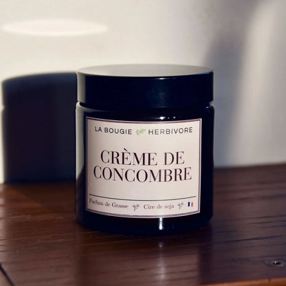 Bougie Crème de Concombre à la cire végétale de soja 90g
