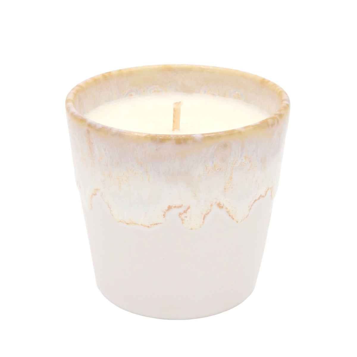 Bougie Parfumée Lys blanc - Pot en Grès Blanc La Bougie Herbivore Bougies
