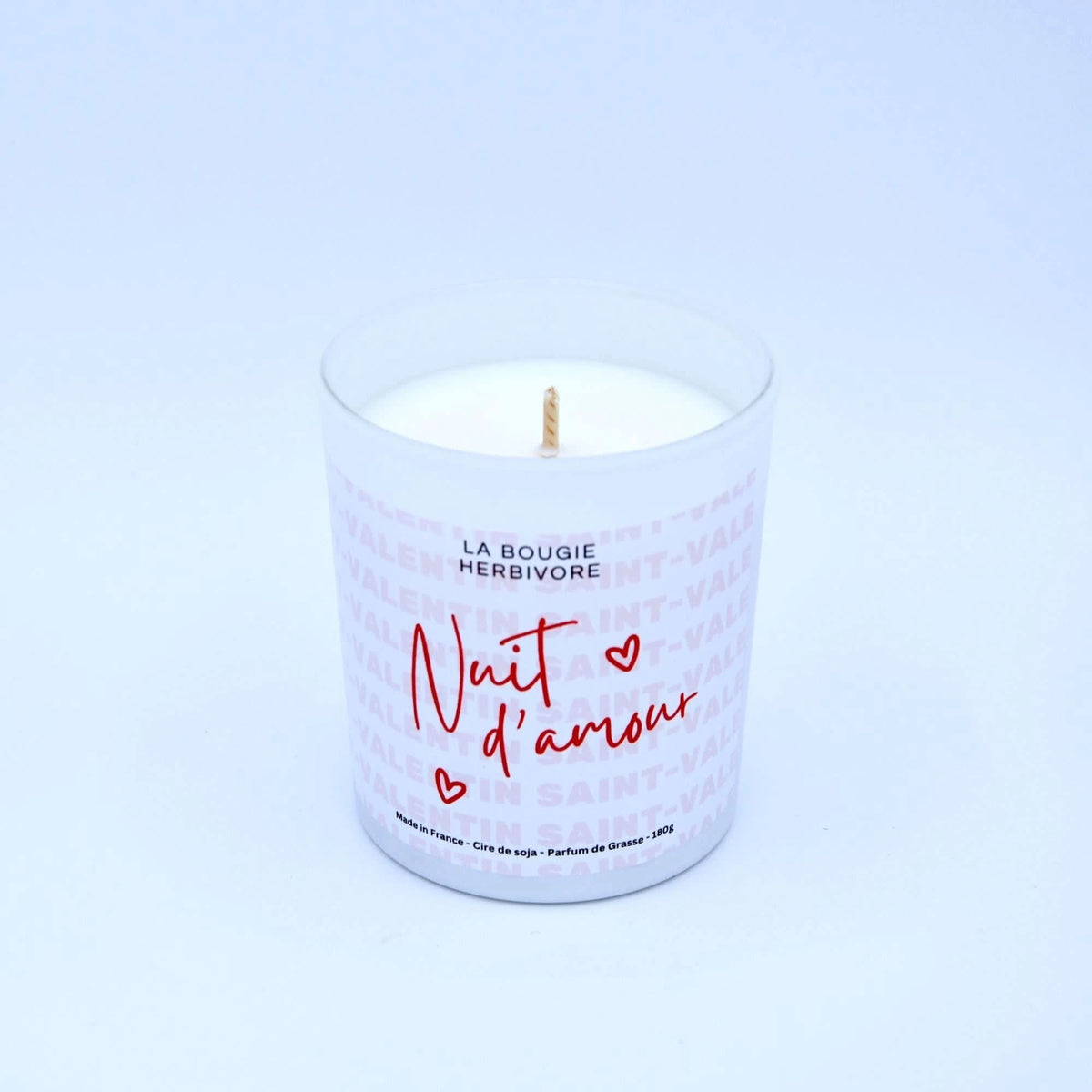 Bougie parfumée Saint-Valentin "Nuit d'Amour" 200ml La Bougie Herbivore Bougies