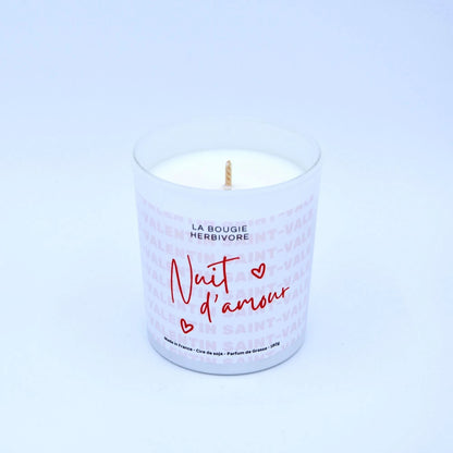 Bougie parfumée Saint-Valentin "Nuit d'Amour" 200ml La Bougie Herbivore Bougies