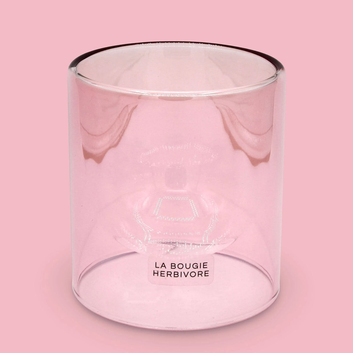 Goutte d'Eau "Rose" – Contenant à Bougie Élégant et Raffiné La Bougie Herbivore Bougies