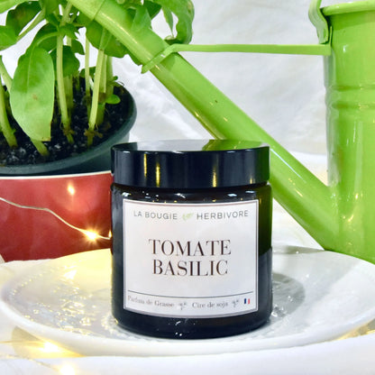 Bougie parfumée Tomate à la cire végétale de soja 90g