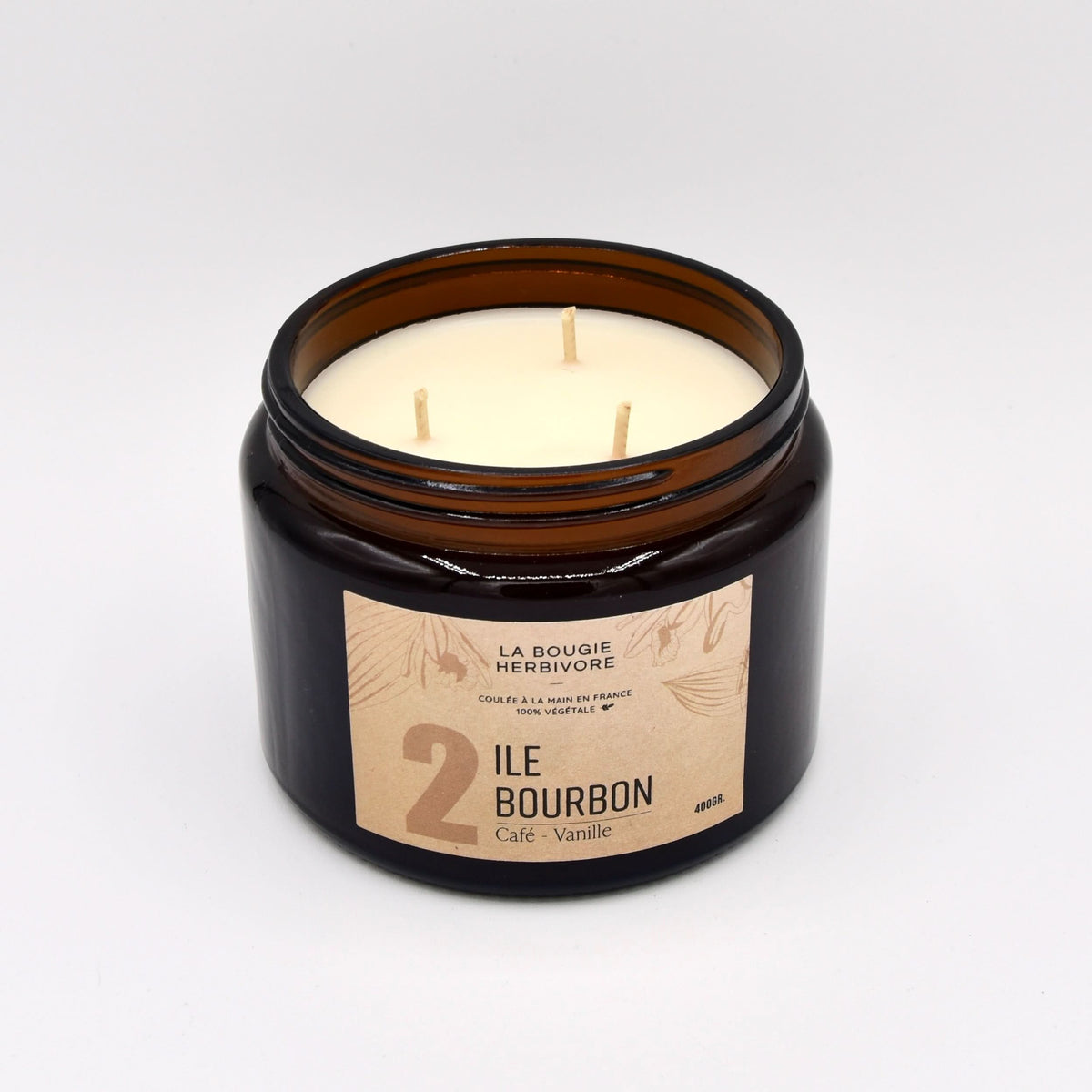 Bougies Parfumées Signature 400g – Choisissez parmi 12 parfums d’exception | La Bougie Herbivore - La Bougie Herbivore  BOUGIE-400G-N01 45.00 EUR