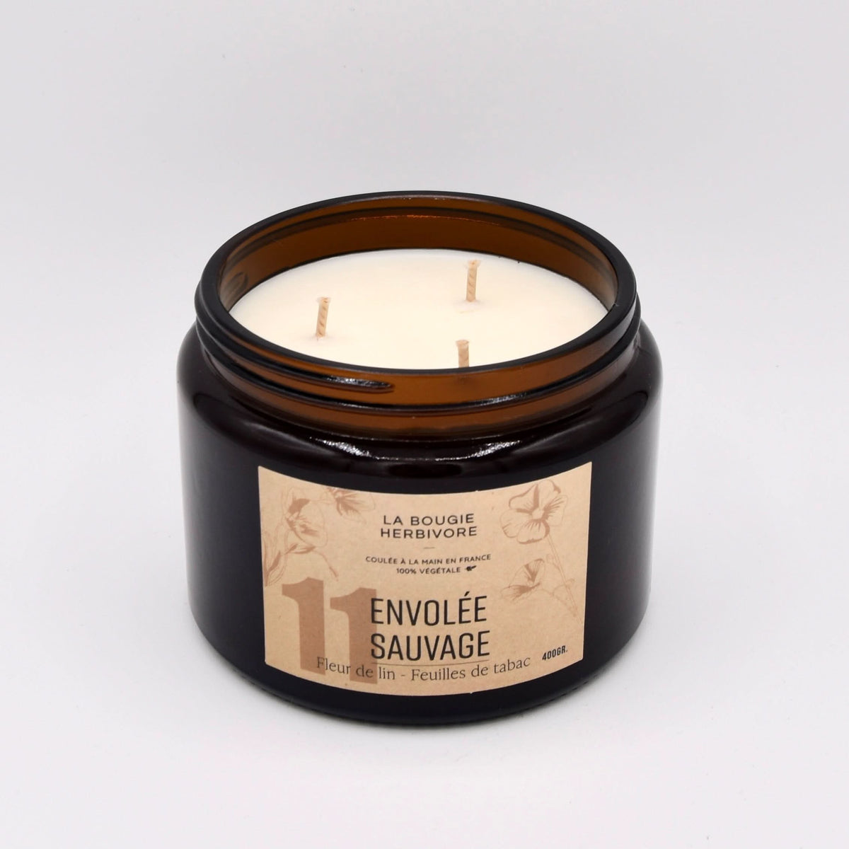 Bougies Parfumées Signature 400g – Choisissez parmi 12 parfums d’exception | La Bougie Herbivore - La Bougie Herbivore  BOUGIE-400G-N01 45.00 EUR