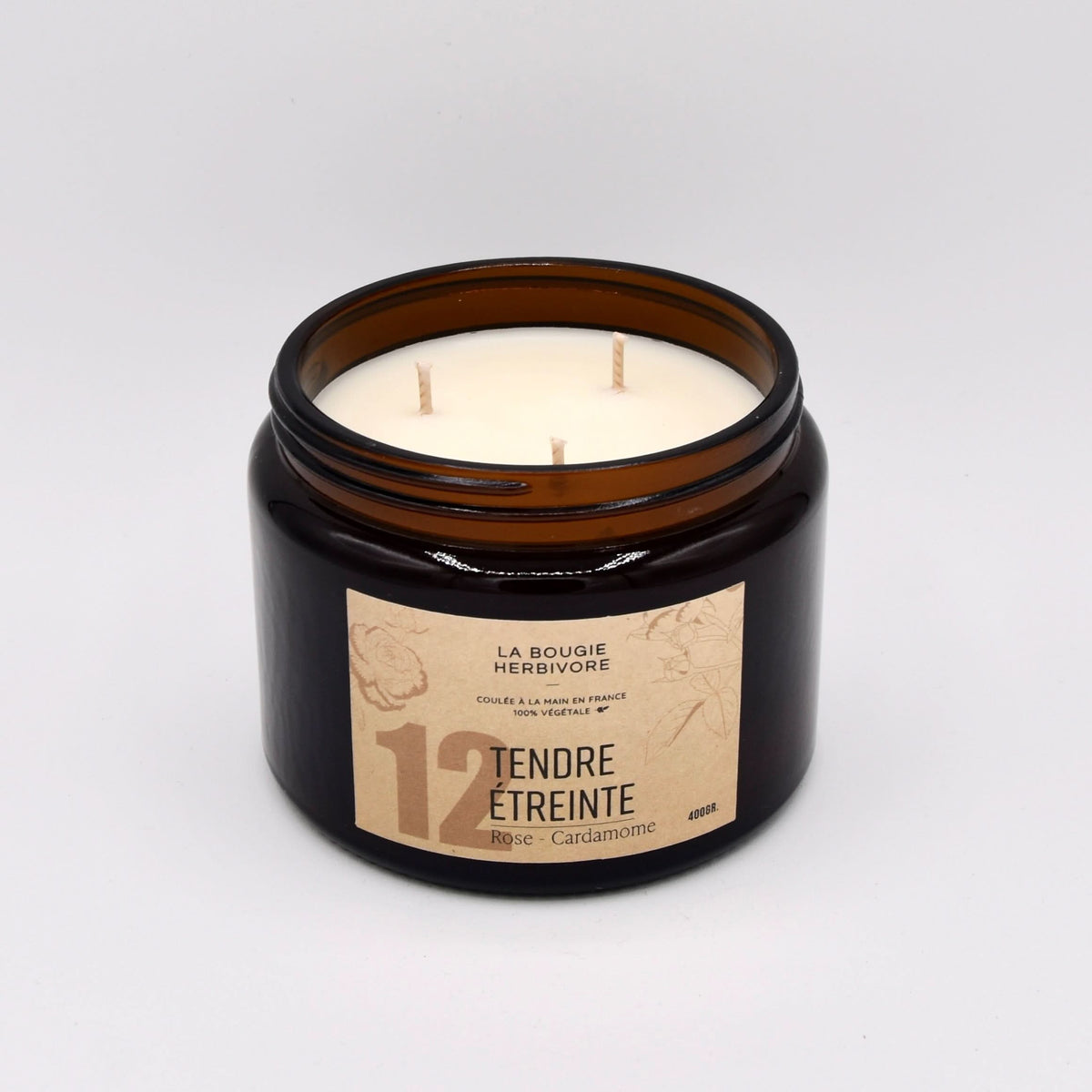 Bougies Parfumées Signature 400g – Choisissez parmi 12 parfums d’exception | La Bougie Herbivore - La Bougie Herbivore  BOUGIE-400G-N01 45.00 EUR