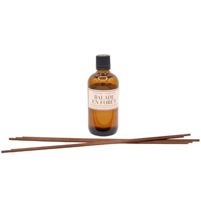 Diffuseur de Parfum avec tiges Balade en Forêt 100 ml La Bougie Herbivore diffuseur