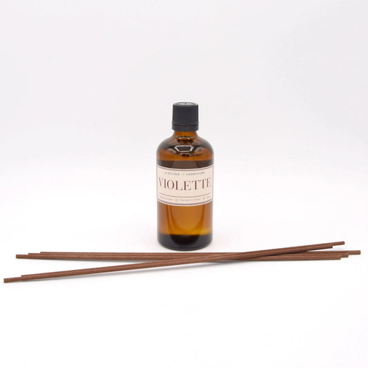 Diffuseur de Parfum avec tiges Violette 100 ml La Bougie Herbivore diffuseur