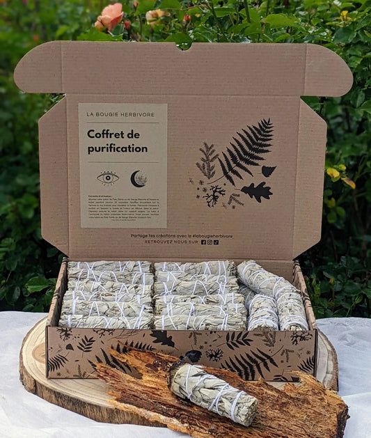 Coffret de 30 Sauges Blanches – Purification et Bien-être