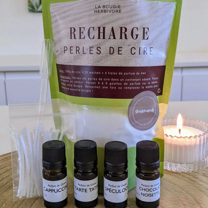 Créez des Bougies perlées Gourmandes