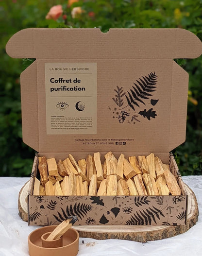 Palo Santo – 1kg (Environ 100 bâtonnets de 10 cm) – Purification Naturelle pour Espaces Professionnels - La Bougie Herbivore  COFFRET_PS-1KG 119.99 EUR