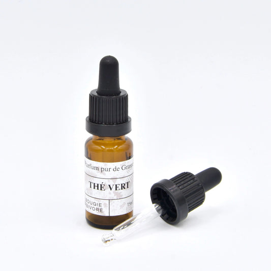 Parfum Pur pour Bougies Poudrée – Thé Vert Grasse