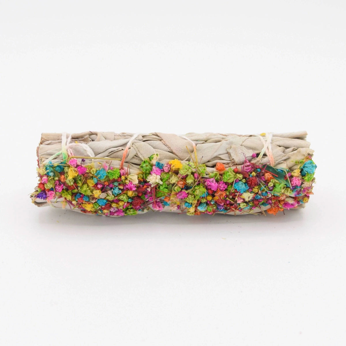 Sauge Blanche & Confetti de Fleurs - Fagot de 25-30g La Bougie Herbivore encens