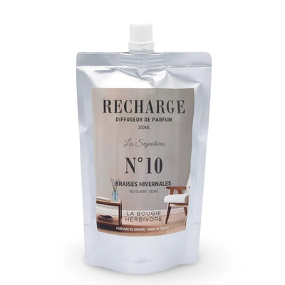Recharge parfumée 200ml N°10 (sans flacon avec 10 tiges)