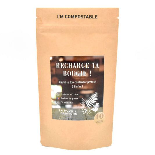 Recharge Ta Bougie parfumée – Signature N°10 : Braises Hivernales 🔥❄️ - La Bougie Herbivore  BOUGIE_RECHARGE-90G-N010 14.99 EUR