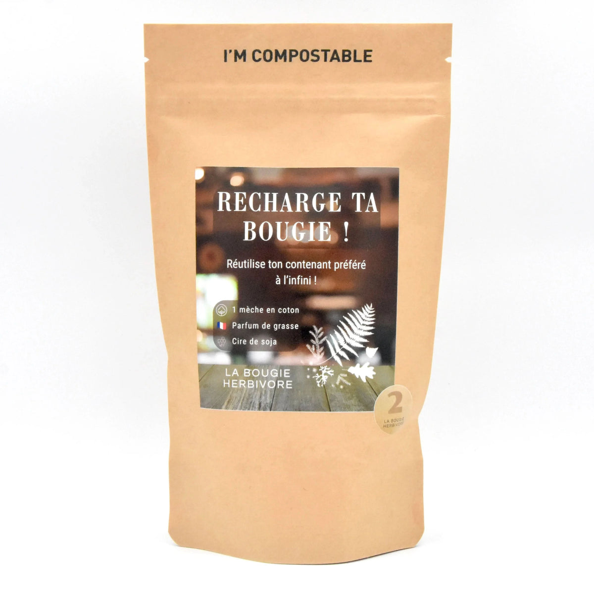 Recharge de Bougie parfumée – Signature N°2 : Île Bourbon – Café & Vanille recharge bougie liquide