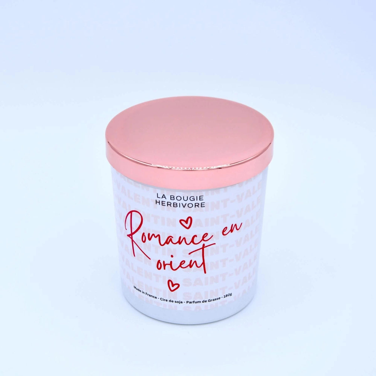 Bougie parfumée Saint-Valentin "Romance en Orient" 200ml La Bougie Herbivore Bougies