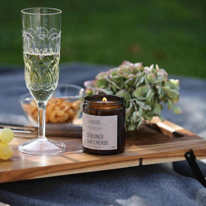 Bougie artisanale made in France - No. 5 DEJEUNER SUR L'HERBE La Bougie Herbivore Bougies