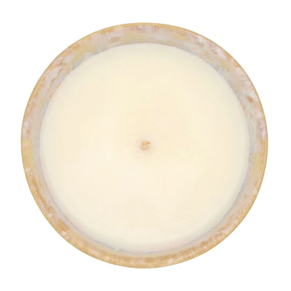 Bougie parfumée Savon de Marseille de La Bougie Herbivore avec une texture crémeuse et élégante