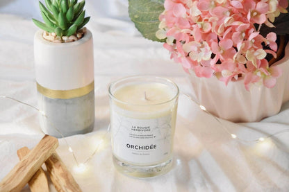 Orchidée - Bougie parfumée à la cire végétale de soja 150g La Bougie Herbivore Bougies