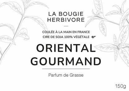 Oriental Gourmand - Bougie parfumée à la cire végétale de soja 150g La Bougie Herbivore Bougies