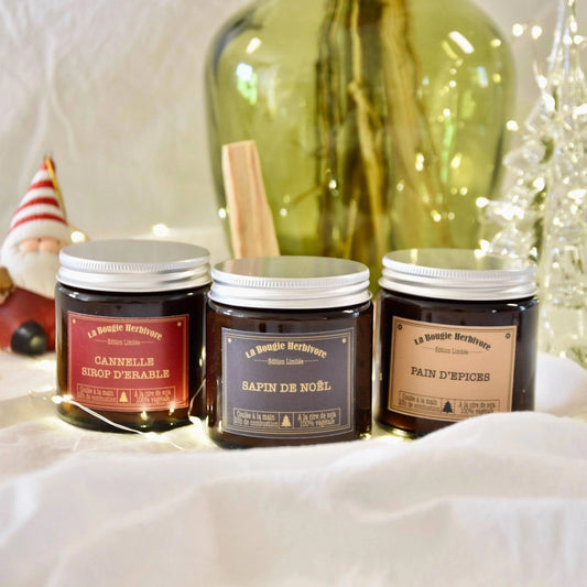 PACK BOUGIES NOËL 🎄X18 La Bougie Herbivore Bougies