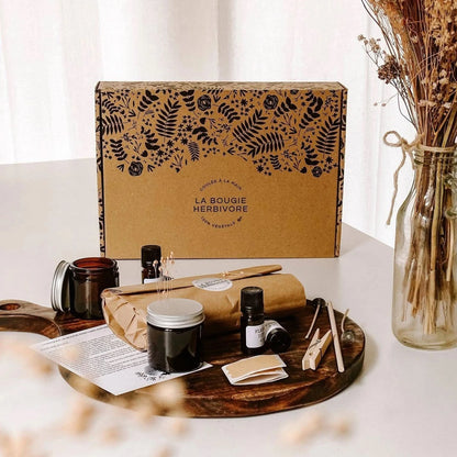 BOX DIY :🎄 Kit pour fabriquer ses bougies (Noël) La Bougie Herbivore Bougies
