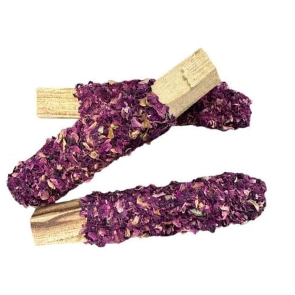 PALO SANTO ROSE - "Bois sacré" - 3 bâtonnets La Bougie Herbivore encens