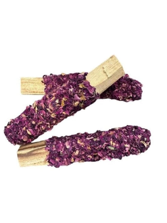 PALO SANTO ROSE - "Bois sacré" - 3 bâtonnets La Bougie Herbivore encens