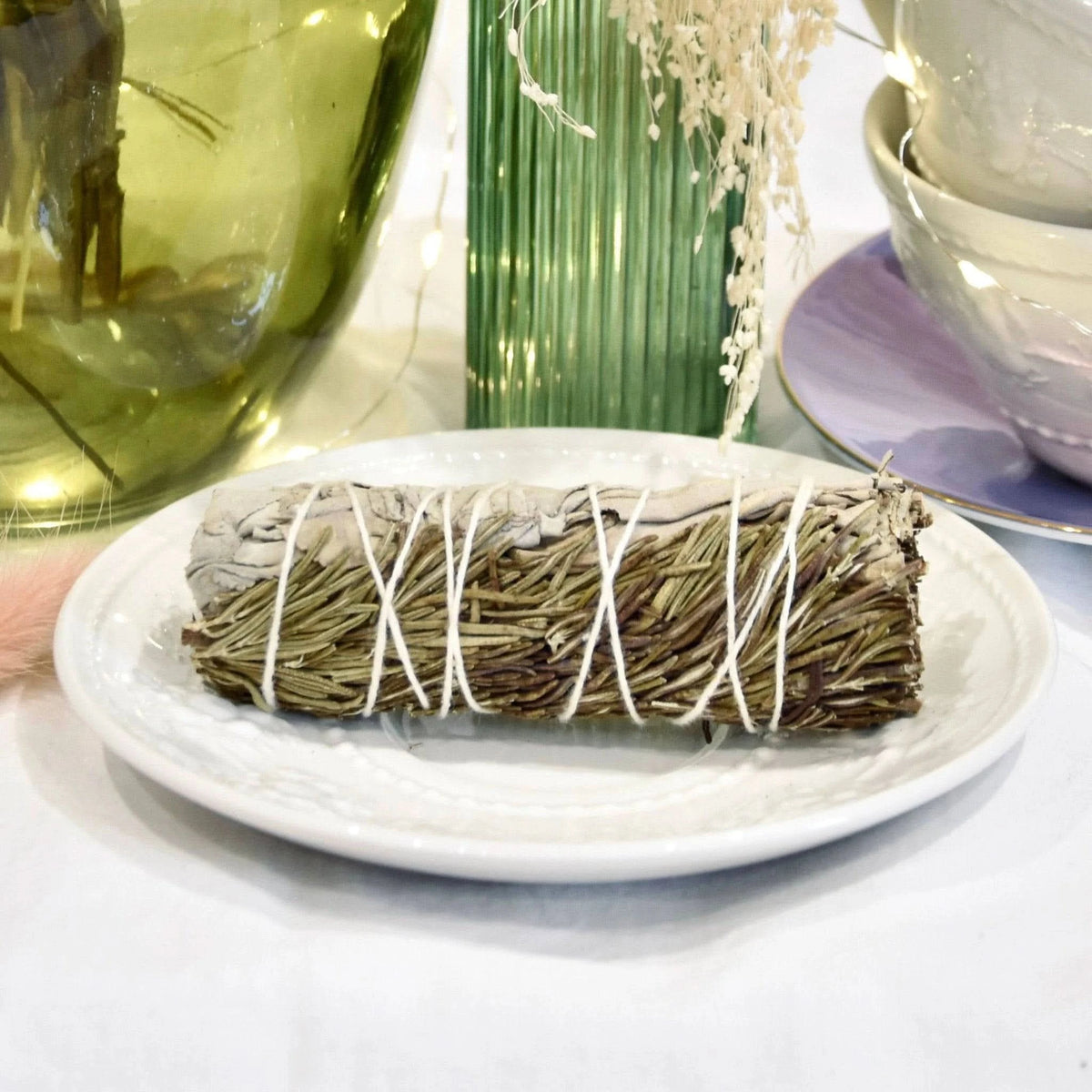 Sauge Blanche & Romarin - Fagot de 25-30g La Bougie Herbivore encens