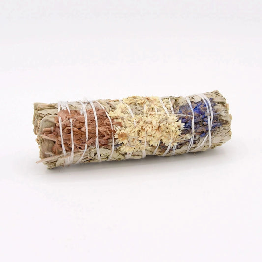 Encens La Bougie Herbivore avec lavande rose bleue purification pour nettoyer l'énergie des espaces