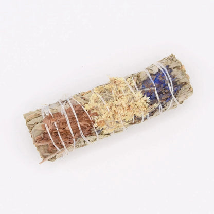 Encens La Bougie Herbivore avec lavande rose bleue purification pour créer une atmosphère apaisante