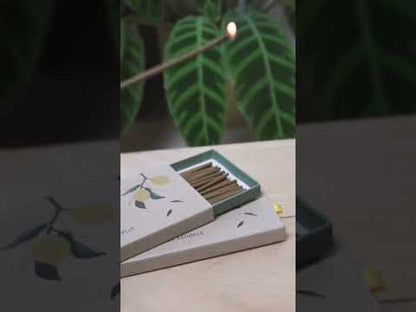 Encens naturel verveine ambre citron - La Bougie Herbivore