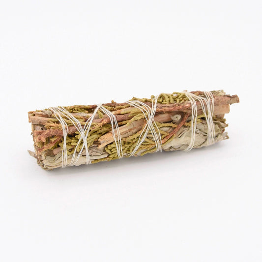 Bâton de sauge et genévrier pour purification, rituel sauge et genévrier de La Bougie Herbivore